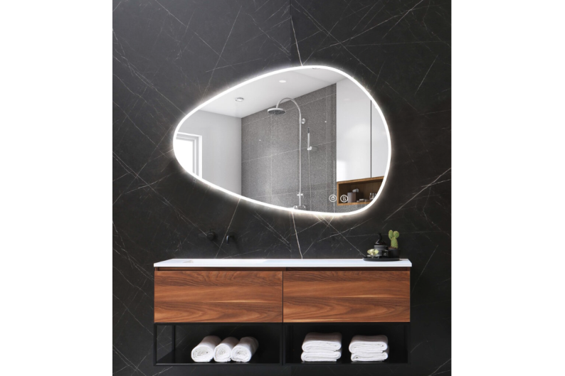 Specchio con LED 80x58CM S-MIRROR-1109 1 Specchio con LED 80x58CM S-MIRROR-1109 1