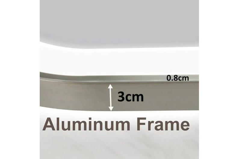 Peili LED:llä 80x60CM U-FRAME-MIRROR-1111 7 Peili LED:llä 80x60CM U-FRAME-MIRROR-1111 7