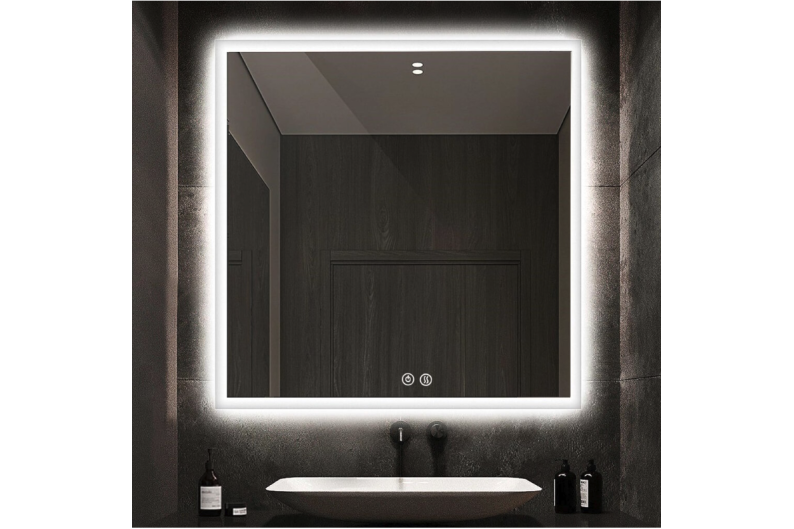 Specchio con LED 80x80CM H-MIRROR-1105 1