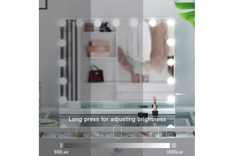 Peili 15 LED HOLLYWOOD MIRROR 60X50CM WHITE 4