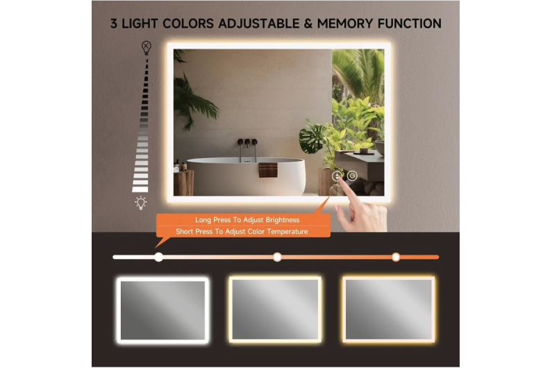 Specchio con LED 60x80CM H-MIRROR-1105 6