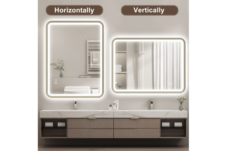 Spiegel mit LED 100x70CM U-FRAME-MIRROR-1111 3