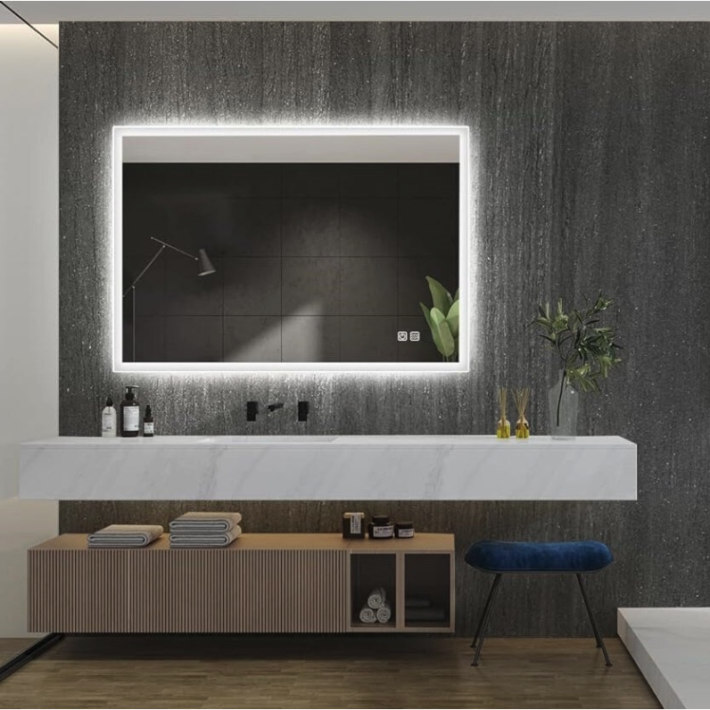 Veidrodis su LED 100x70CM H-MIRROR-1105 2 Veidrodis su LED 100x70CM H-MIRROR-1105 2
