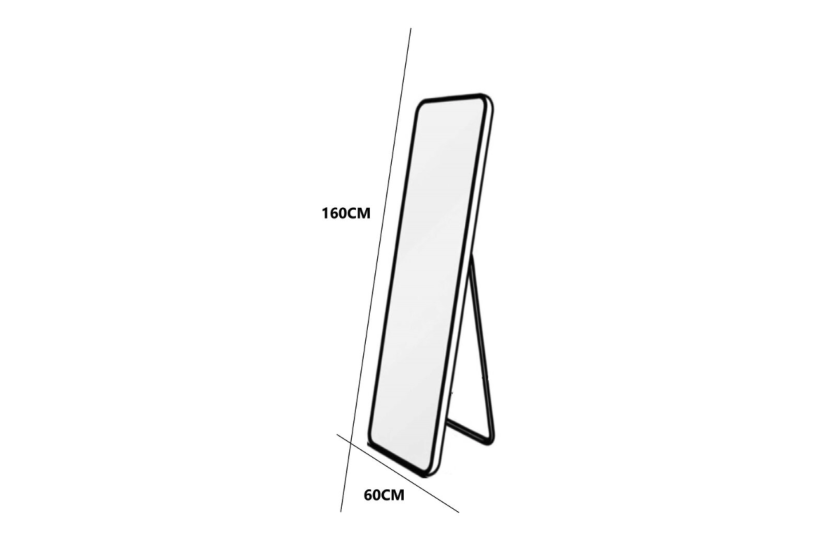 Specchio con LED 160x60CM DRESSING MIRROR 2202 BLACK 7