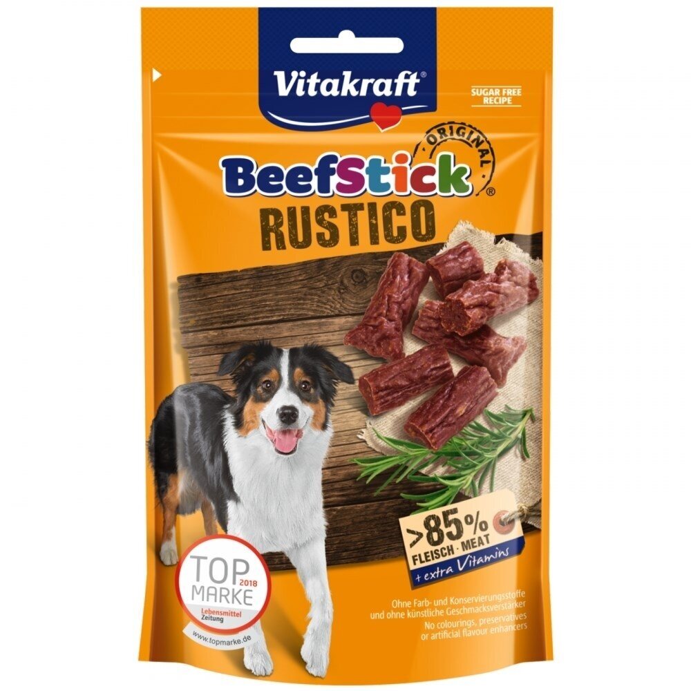 VITAKRAFT jautienos lazdelė Rustico - šunims - 55 g VITAKRAFT jautienos lazdelė Rustico - šunims - 55 g