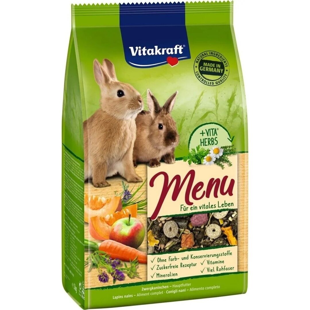 VITAKRAFT Menu Vital - triušių ėdalas - 3 kg