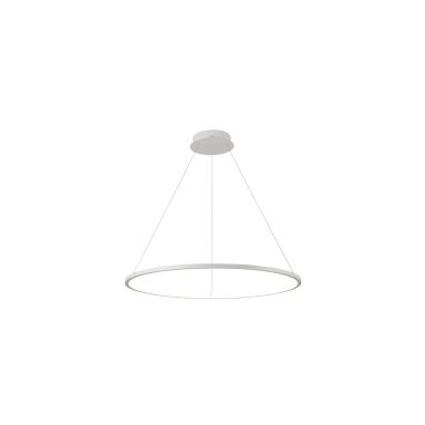 Vinola PND-56135B-040RPC-WH-3KS4K modernus pakabinamas LED šviestuvas, baltas, 40 cm