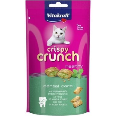 VITAKRAFT Crispy Crunch Dental - kačių skanėstai - 60 g