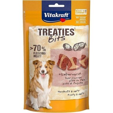 VITAKRAFT „Treaties Bits“ su kepenėlėmis – šunų skanėstas – 120 g