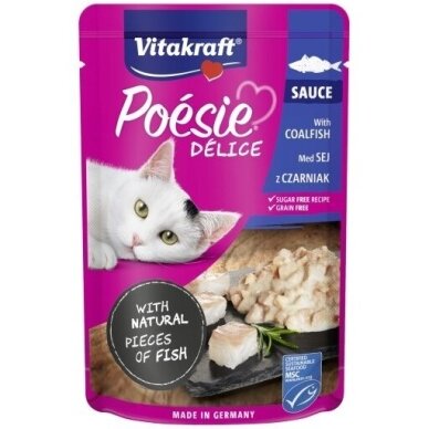 VITAKRAFT Poésie Delice žuvies rinkinys - šlapias kačių ėdalas - 6 + 1 x 85 g 2