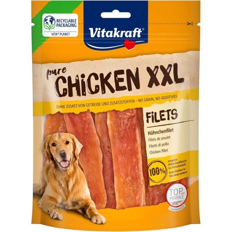 VITAKRAFT vištienos filė XXL - šunų skanėstas - 250 g