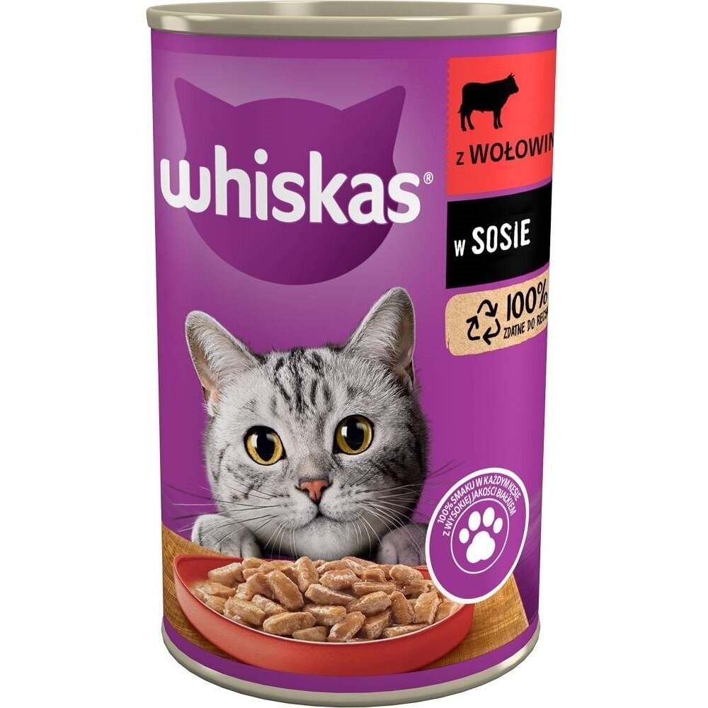 Whiskas jautienos padažas 400 g Whiskas jautienos padažas 400 g