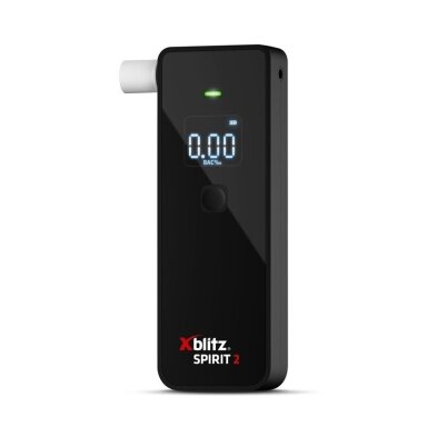 XBLITZ Spirit 2 puslaidininkinis alkotesteris, juodas