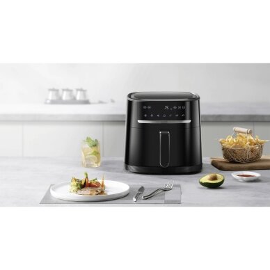 Xiaomi Air Fryer 6L MAF08 karšto oro gruzdintuvė, juoda 3