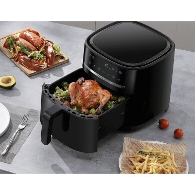 Xiaomi Air Fryer 6L MAF08 karšto oro gruzdintuvė, juoda 4