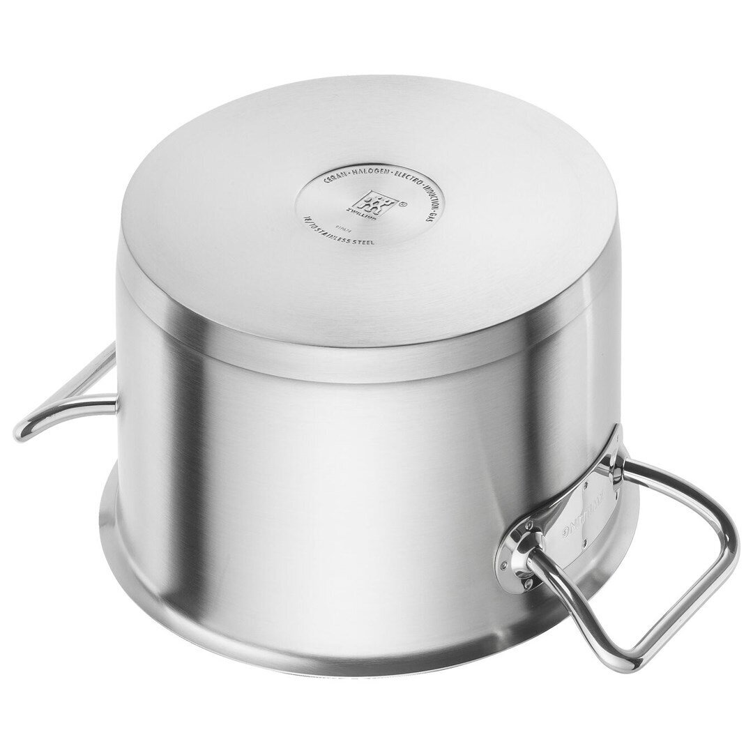 ZWILLING PRO 5 dalių 18/10 nerūdijančio plieno puodų rinkinys, sidabrinis 1