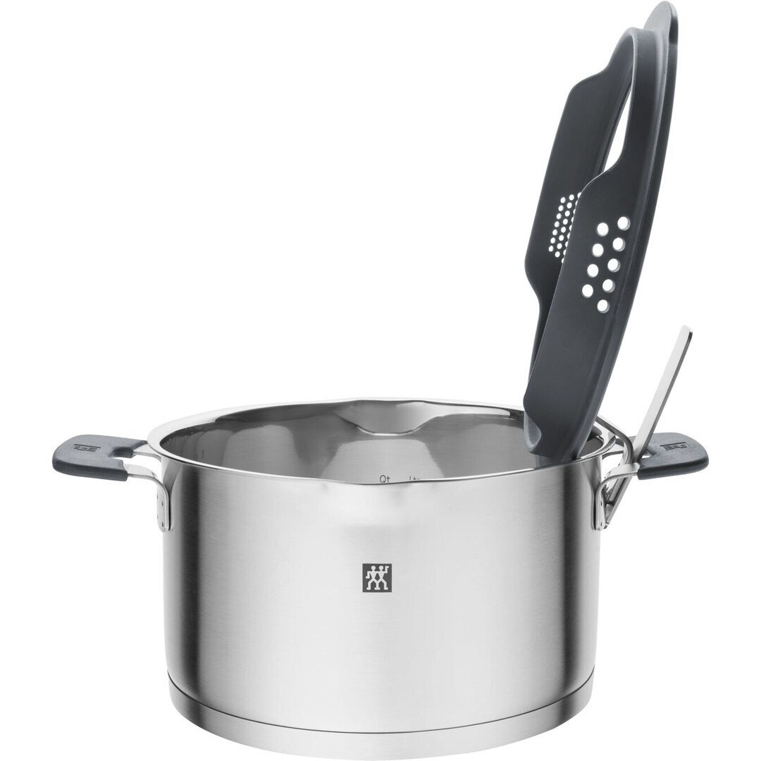 ZWILLING SIMPLIFY 66870-004-0 Puodų rinkinys, nerūdijantis plienas, 4 vnt., sidabro ir juodos spalvos 1 ZWILLING SIMPLIFY 66870-004-0 Puodų rinkinys, nerūdijantis plienas, 4 vnt., sidabro ir juodos spalvos 1