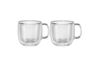 ZWILLING Sorrento Plus szklanki z podwójną ścianką, 2 szt., przezroczyste ZWILLING Sorrento Plus szklanki z podwójną ścianką, 2 szt., przezroczyste
