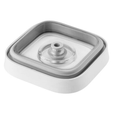 ZWILLING 1025971 stačiakampis indas 2,445 l permatomas, baltas 6 vnt. 4