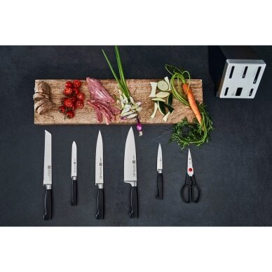 ZWILLING FOUR STAR 35145-007-0 virtuvinių peilių / stalo įrankių rinkinys, 7 vnt., juodas 6